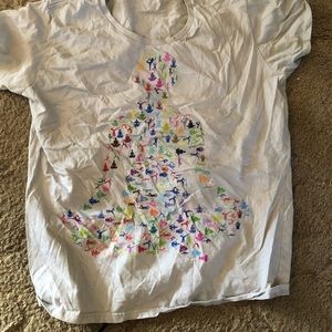 Yoga poses t-shirt size L